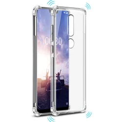 Enhanced Air Cushion Shockproof Silicone TPU Phone Cover for Nokia 3.2 (Transparent)