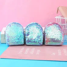 1 шт. мини-кошелек для монет с блестками мини-рюкзак чехол для ключей держатель для карт сумки для наушников детский Подарочный мешок для монет Детский кошелек для монет для девочек Прямая поставка