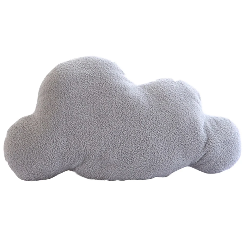 Постельные принадлежности в скандинавском стиле, ПП хлопок, домашний диван, игрушки, подушка в форме облака, переносная мягкая подушка, милое плюшевое украшение - Цвет: Grey M
