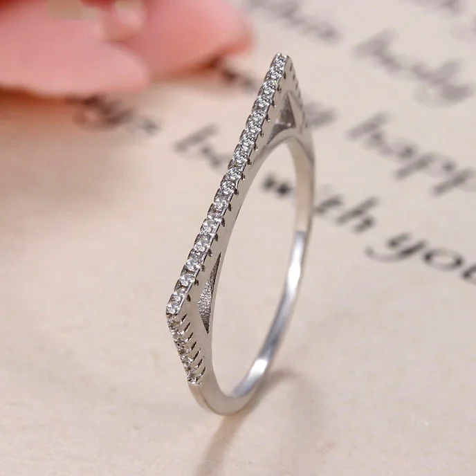 

Authentic 925 Sterling Silver Ring Fashion Pave Letter D With Crystal Ring For Women Wedding Party Gift Fine Jewelry