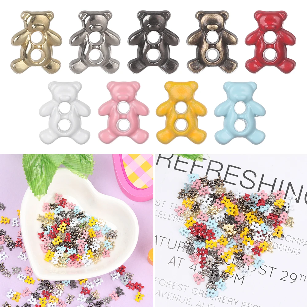 20 Pcs DIY Metal Buckle Mini Belt Craft Supplies 10 Sewing Free Buttons