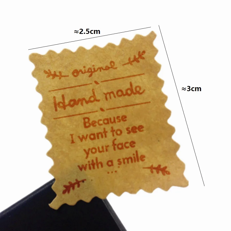 

500pcs/lot Original Style Handmade Article DIY Label Creative Decor Stickers Innovative Stickers