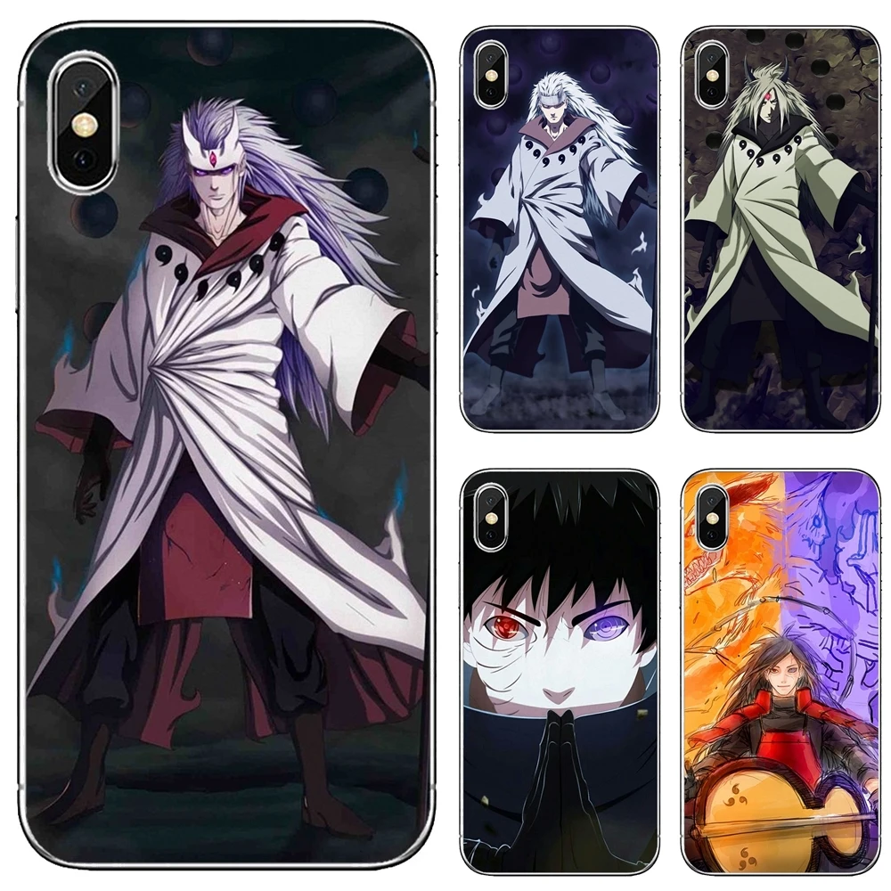For iPod Touch iPhone 10 11 12 Pro 4S 5S SE 5C 6 6S 7 8 X XR XS Plus Max 2020 Soft Bag Case naruto-Uchiha-Madara-Obito | Мобильные
