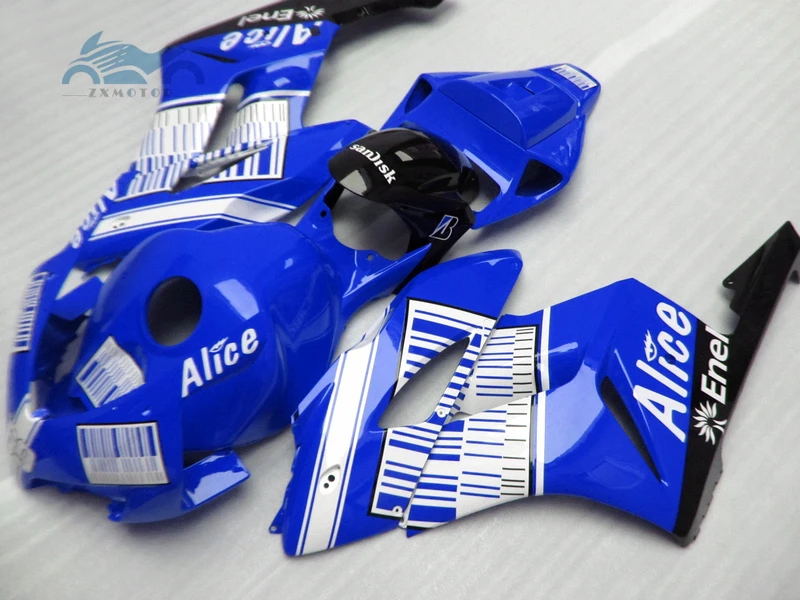Синий белый впрыска обтекателя комплект Подходит для Honda CBR1000RR 2004 2005 CBR 1000RR 04 05 ABS пластик спортивные Обтекатели наборы частей KR31