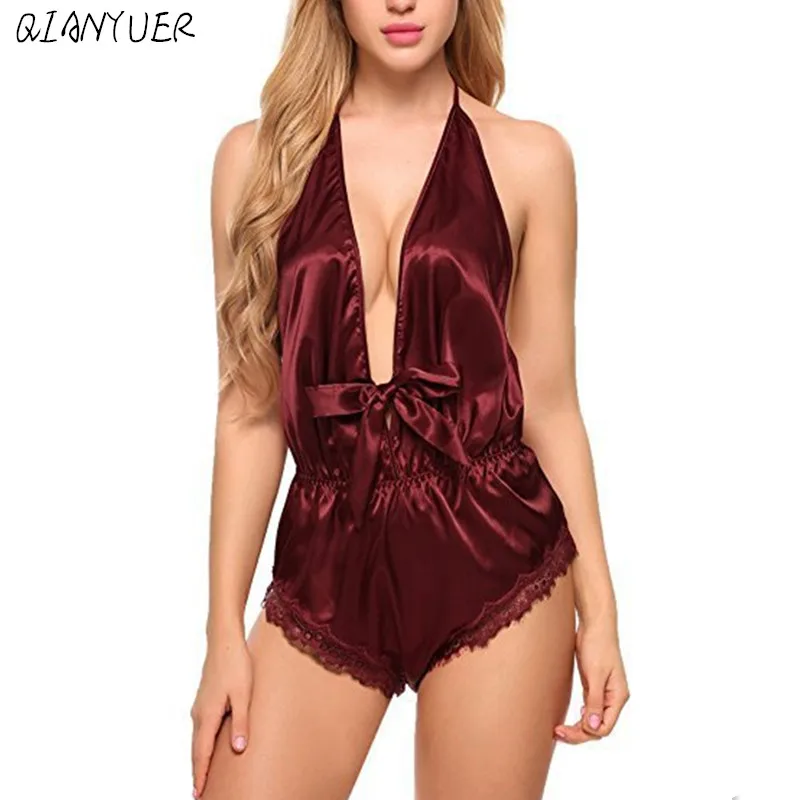 Vrouwen Nachtkleding сексуальное нижнее белье на бретельках кружевное соблазнительное