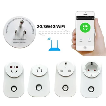

Smart Wifi Socket Plug Power Strip APP Wireless Remotely Control Remote Adaptor Interface Extension Home Electronics Appliances