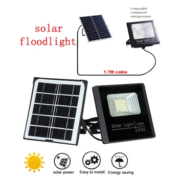 

LED Solar Lights Power SolarOutdoor Light,Solar Powered Wireless Waterproof Exterior Security Wall Light Desig floodlight light