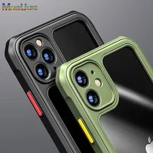 Clear Case Soft-Cover TPU Apple iPhone 11pro Anti-Fall 8-Plus Fundas for Coque XR XS
