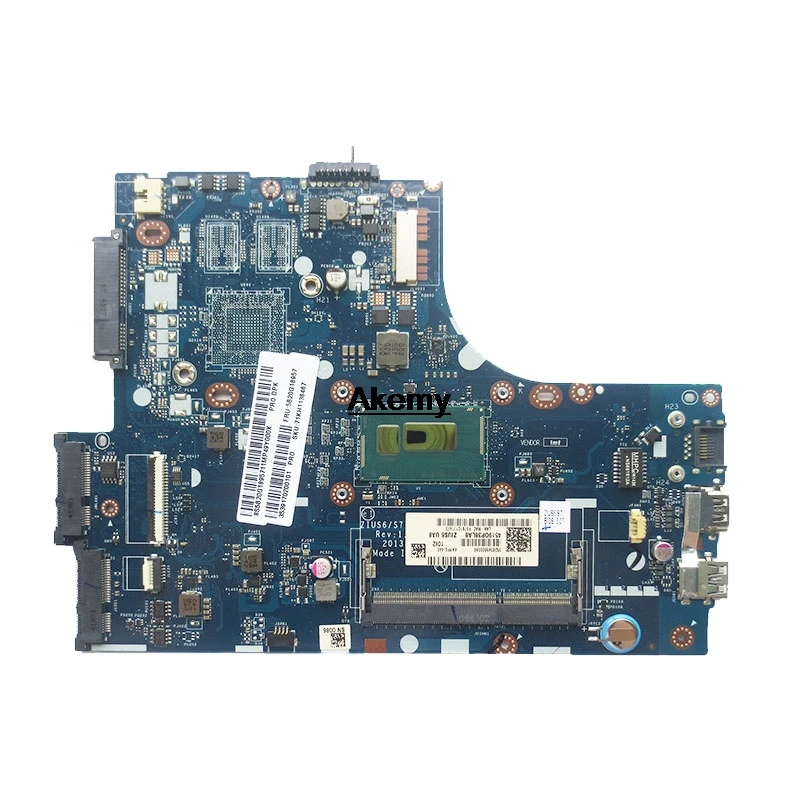 ZIUS6 / S7 LA-A321P motherboard for Lenovo S310 M30-70 notebook motherboard Pentium CPU 2957U DDR3 test work