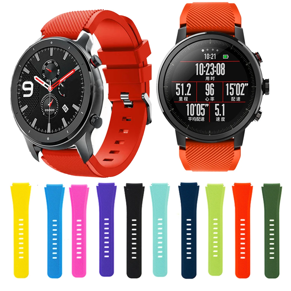 Ремешок для Samsung Galaxy watch 46/42/active 2 gear S3 /huawei gt 2e/2/amazfit bip/gts/gtr 47 42 мм браслет часов 20/22
