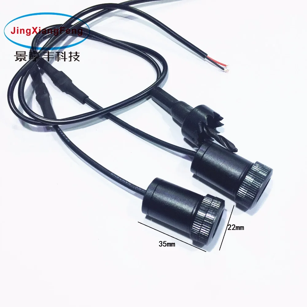 

JingXiangFeng Case For chery Case For pontiac 2PC Universal Ghost Shadow car styling LED Logo Projector Welcome Door Lights