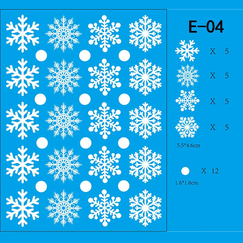 Autocollants De Noël Pour Fenêtres, Autocollants Réutilisables Pour