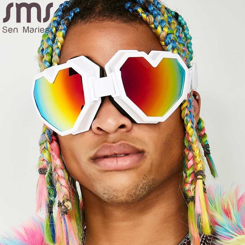 Okulary przeciwsłoneczne w kształcie serca okulary przeciwsłoneczne jednoczęściowe damskie ponadgabarytowe gradientowe szkła marka projektant okulary óculos De Sol Feminino 4 Okulary przeciwsłoneczne w kształcie serca okulary przeciwsłoneczne jednoczęściowe damskie ponadgabarytowe gradientowe szkła marka projektant okulary óculos De Sol Feminino 4