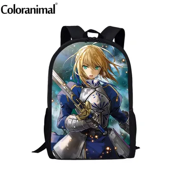 

Coloranimal Teenager Children Book Backpack Saber Anime Pattern Girls Boy Shoulder School Bag Large Kid DayPack Mochilas Hot