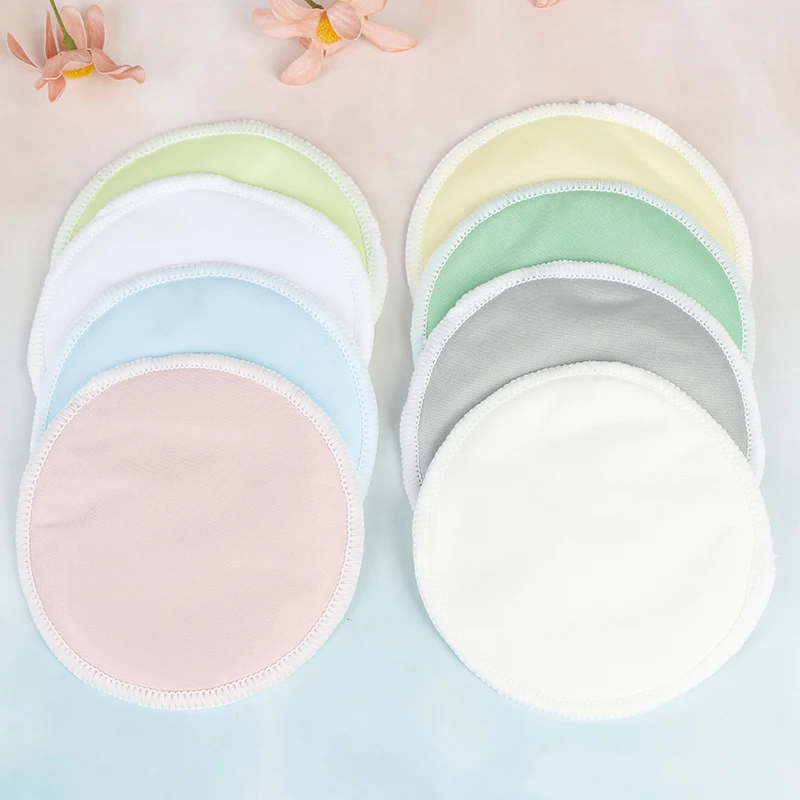 Organic Washable Contoured Feeding Pad Mum Contoured Nursing Pads 6PCS 1pc Wash Bageusable Bamboo fiber Breast Pads