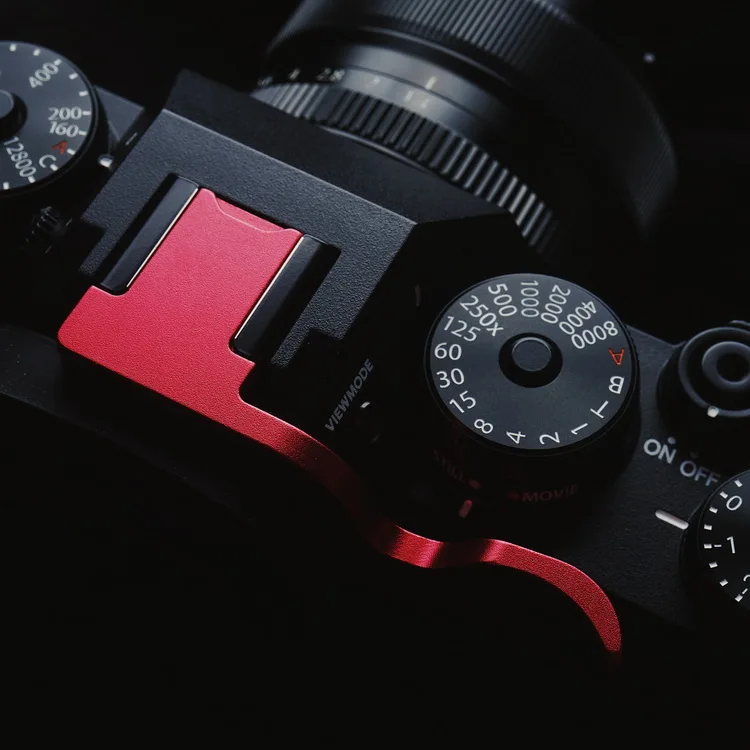 Alta Qualità Thumb Up Thumb Rest Thumb Grip Con Adesivo In Vera Pelle Per Fuji Xt4 X T4 Fujifilm X-T4