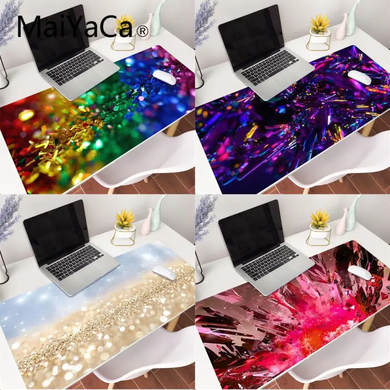 

MaiYaCa Crystals Abstract Durable Rubber Mouse Mat Pad Gaming Mouse Pad gamer Large Deak Mat 800x300mm for overwatch/cs go