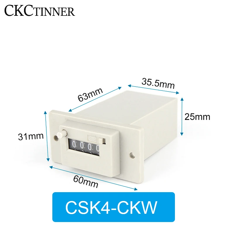 CSK 4/5/6 0 do 9999 cyfrowy licznik elektromagnetyczny z ręcznym blokowanym elektromagnetycznym licznikiem impulsów wiele napięć