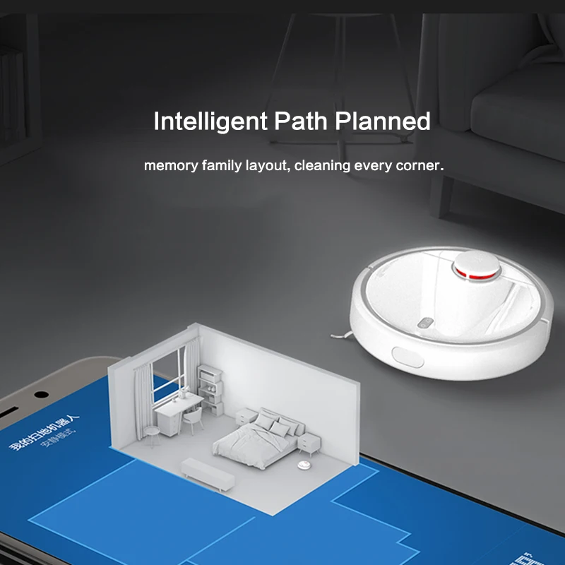  Original XIAOMI Mijia Mi Robot Vacuum Cleaner for Home Automatic Sweeping Dust Sterilize Smart Plan