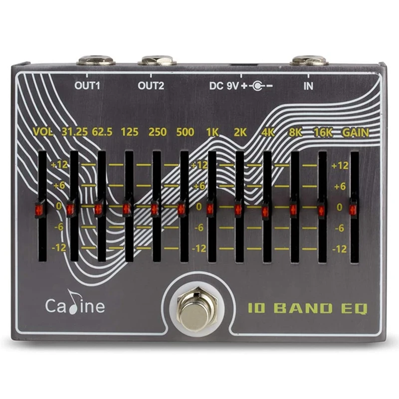 CALINE CP-81 10 лента гитара с эквалайзером педаль эффектов дизайн увеличить