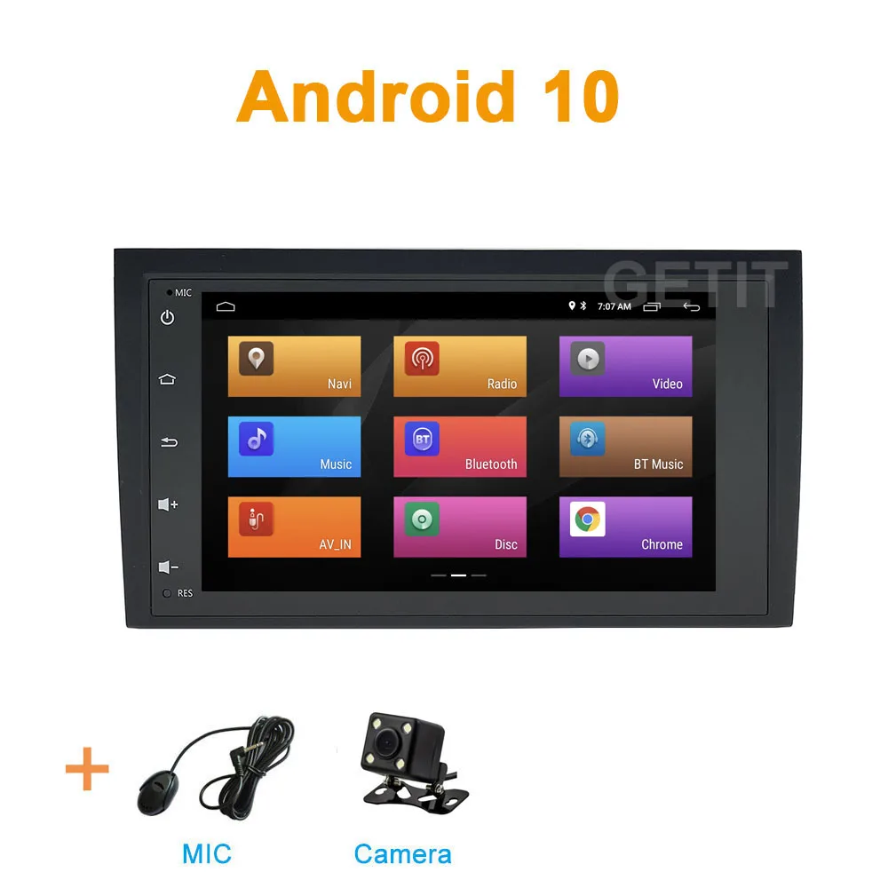 CAR GPS Camera " Android 10 Автомагнитола Стерео gps навигация для Audi A4 B6 B7 S4 B7 B6 RS4 B7 SEAT Exeo - Цвет: CAR GPS Camera