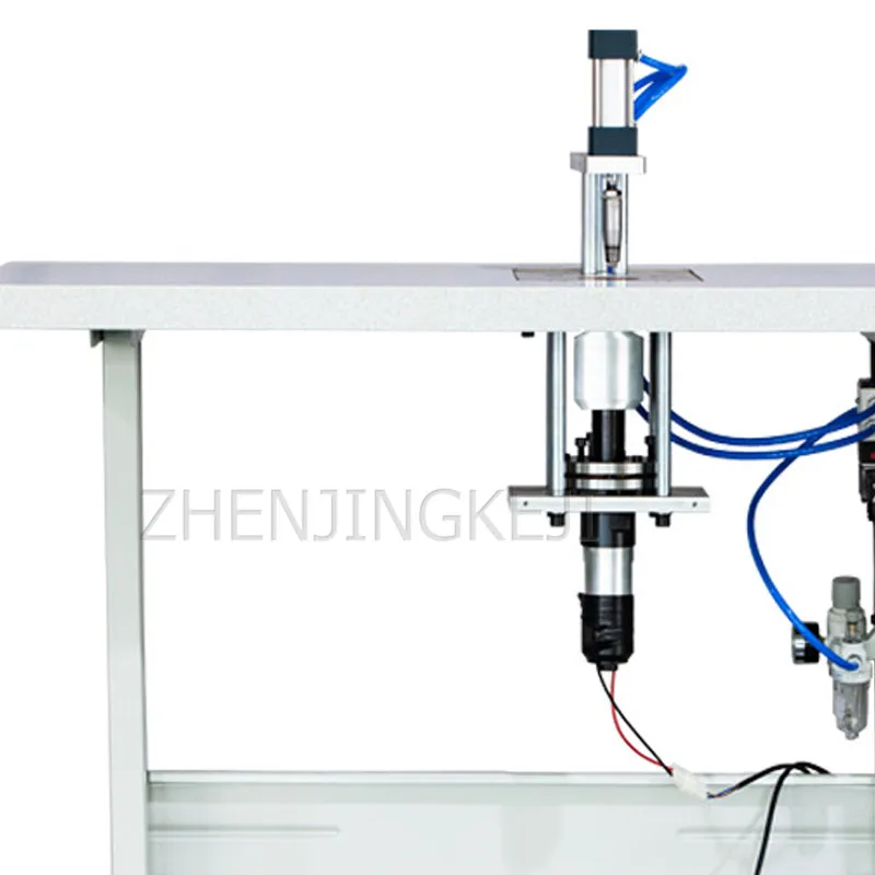US $761.46 Desktop Flat Ultrasound Welding Machine Rope Ear Strap Plastic High Precision FootOperated Mask Spot Welding Equipment 220V