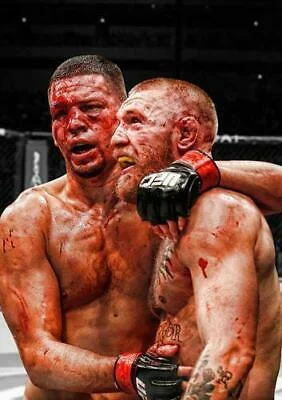 Шелковый постер Conor McGregor V Nate Diaz 202 Художественная печать домашний декор для стен