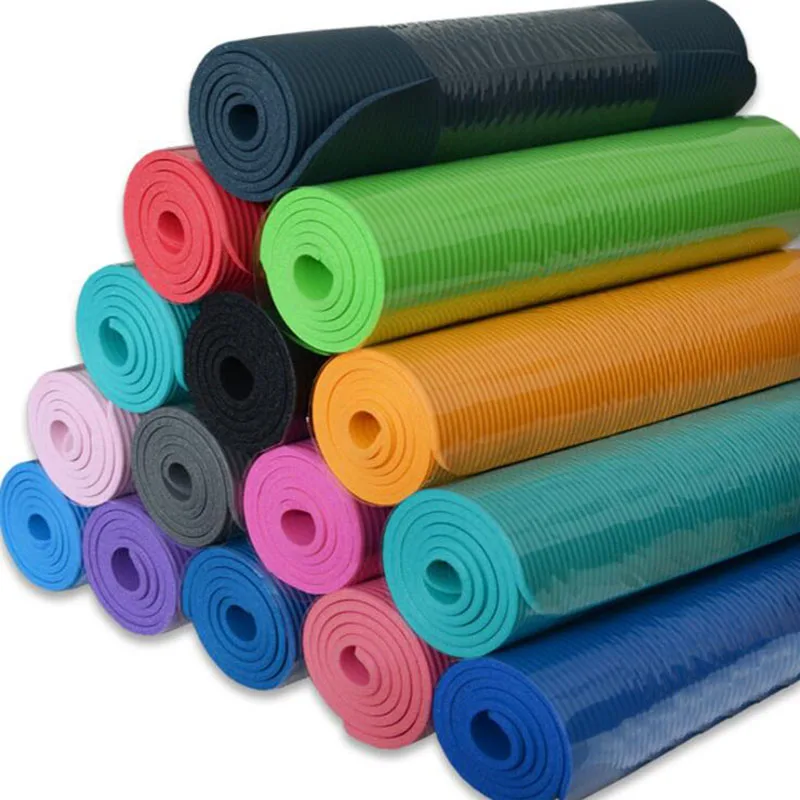 

Extra Thick Yoga Mat Non-Slip Gym Mat Fitness Equipment Comfortable Foam for Yoga Pilates Workout with Carrying Strap Fitness