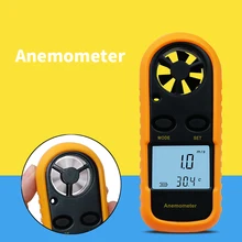 

Digital Anemometer Pocket Anemometer Handheld Wind Speed Temperature Measuring Instrument Outdoor Wind 0-30m/S Test Instrument