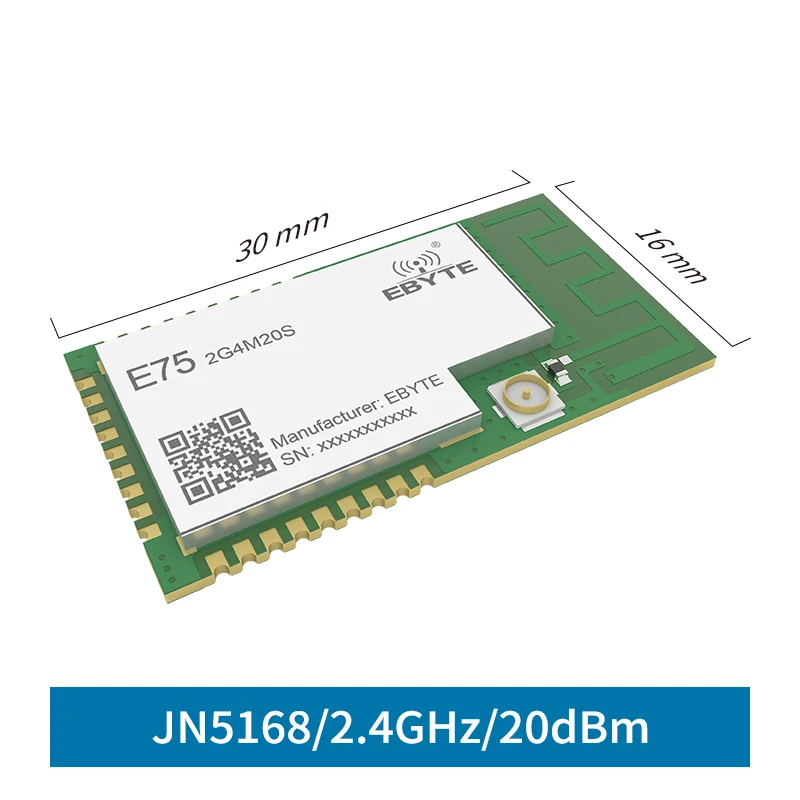 E75 2G4M20S JN5168 Zigbee 2 4 GHz 100mW беспроводной передатчик приемник SMD 20dBm PCB IPEX rf