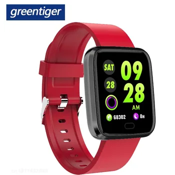 

Greentiger TD08 Smart Watch Men Women Heart Rate Tracker Sleep Monitor Smart bracelet IP67 Waterpoof Multi-sport Smartwatch