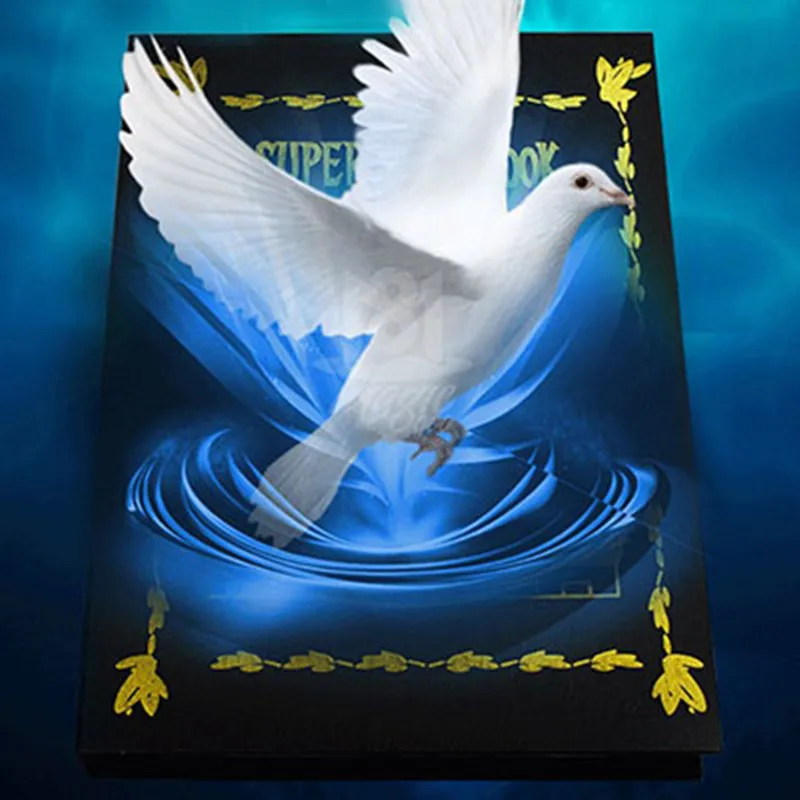 

Big Size 30cm*22cm*3cm Metamopho Dove From Book Stage Or Platform Magic Tricks Props Professional Magician Magia Illusion