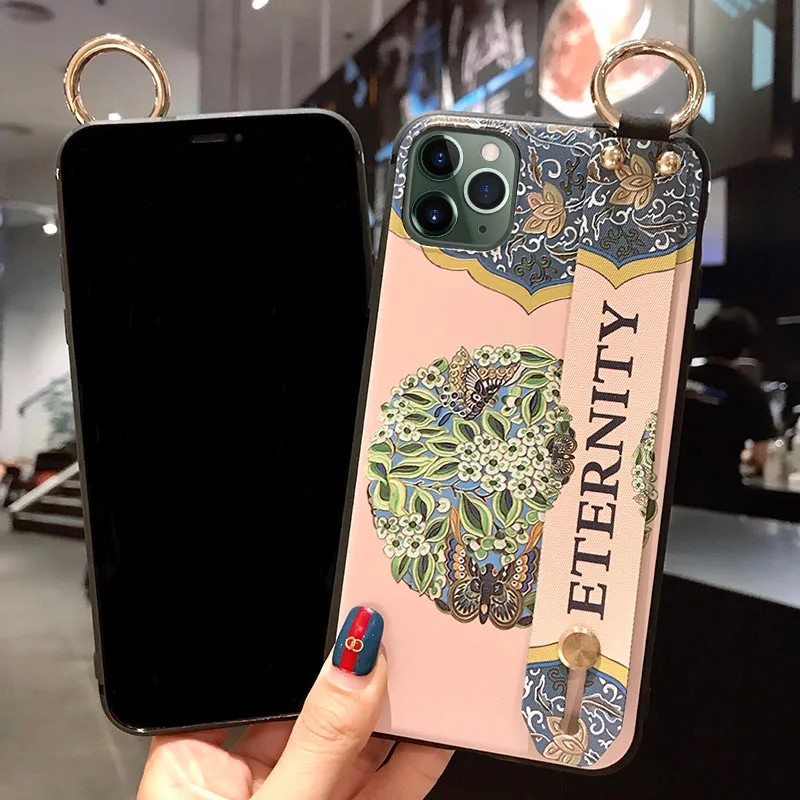 Чехол для телефона SoCouple с цветком iphone XR X Xs max 11 Pro Max 12 mini чехол 7 8 6s plus SE TPU на
