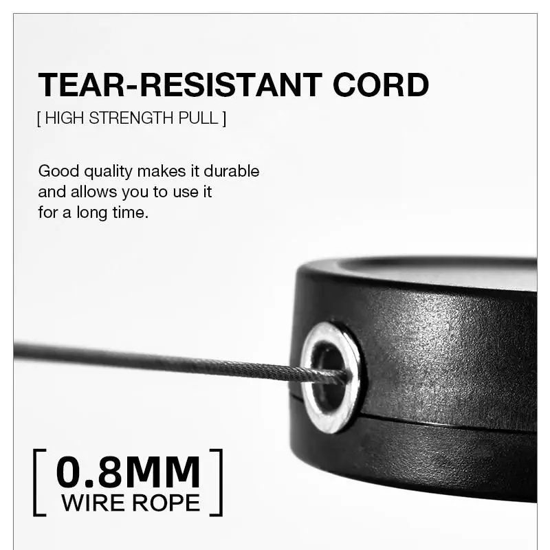 Anti-theft Telescopic Keychain Retractable Hook Keychain Burglar Chain Key Holder Tactical Key Ring Accessories 60cm telescopic keychain