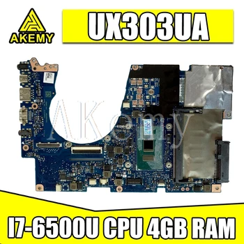 شراءل For Asus UX303UA UX303U UX303UB U303U المحمول اللوحة الأم اختبار Ok GM 4 جيجابايت RAM I7-6500U وحدة المعالجة المركزية
