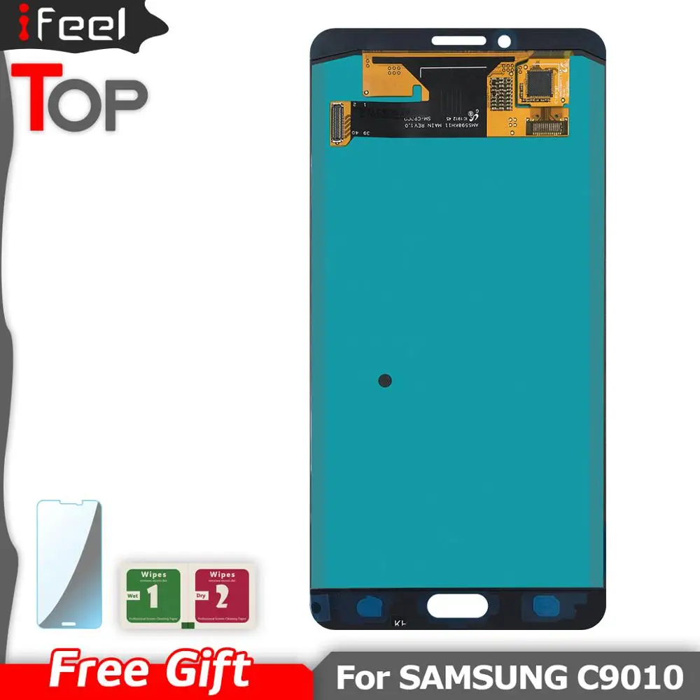 Original LCD For Samsung GALAXY C9 Pro C9000 C9010 Display Touch Screen Digitizer Assembly Replacement 100% Tested | Мобильные