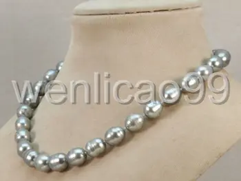 

NEW 2 Row 8-9mm NATURAL Akoya Cultured WHITE+BLACK PEARL NECKLACE 18 INCH