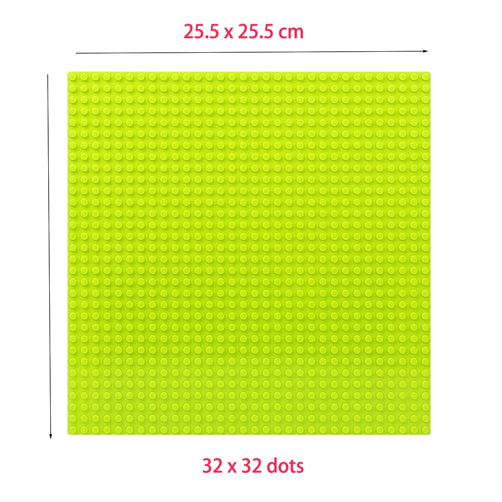 Placa de Base Grande para Figura Brinquedo de Bloco de Construção Compatível com Marca de Chumbo Doldoly Grande Diy 6 Brinquedos e hobbies