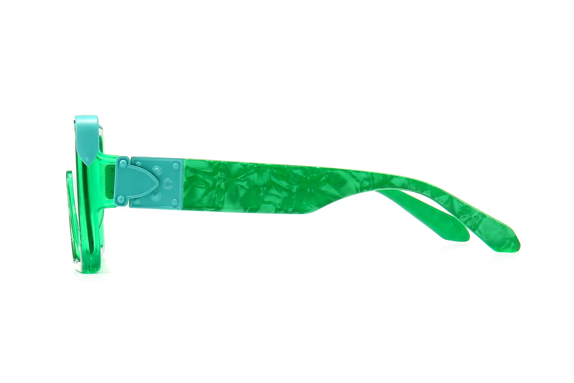 46196 одна линза мужские Квадратные Солнцезащитные очки женские модные UV400 очки
