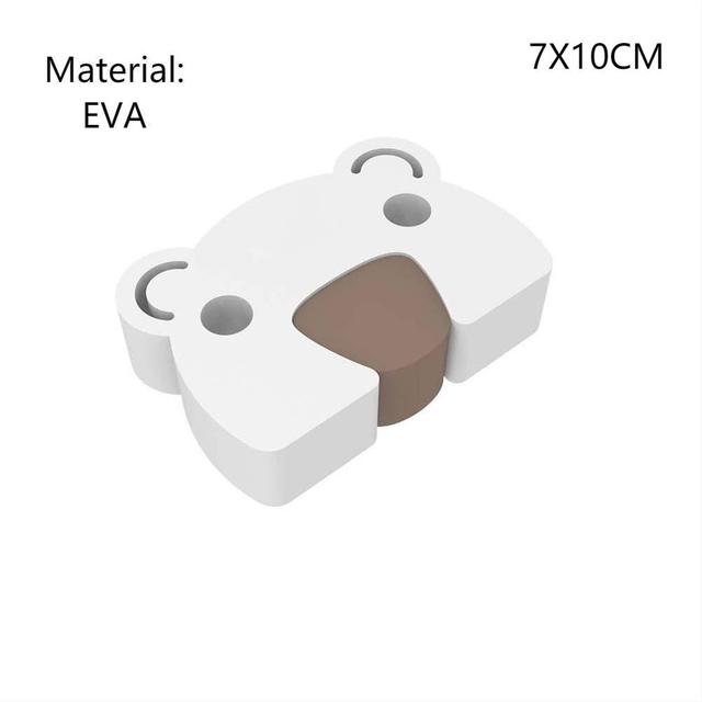 Cute Cartoon Dog Soft Silicone Door Stopper Kid Finger Protector Home Improvement Baby Safety Door Stopper