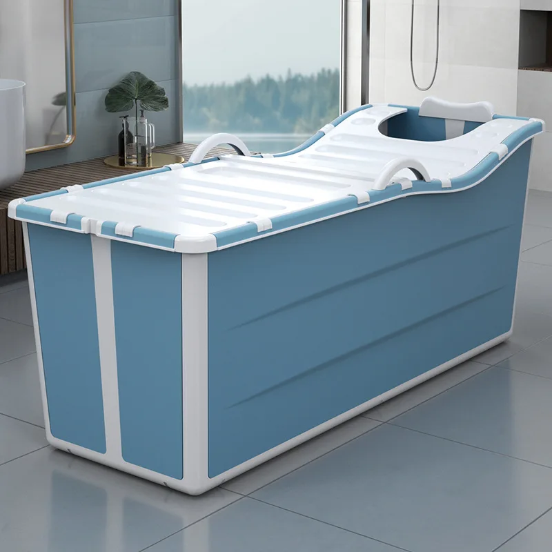 Baignoire Piscine Baignoire Pliable Seau De Salle De Bains Pour Adulte Et Bebe Baignoire Bain Baril Pvc 3 Couches Baignoire De Seau Baignoire De Spa Portable Baignoires Et Sieges De Bain Bebe
