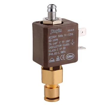 

Jiayin JYZ-3F27 Normally Open 2/2 Way Cannula AC 230V Brass Iron Coffee Makers Steam Water 2 Position 2 Way Solenoid Valve