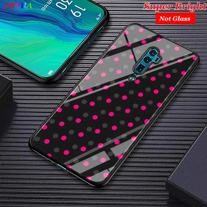 Суперяркий чехол в горошек для телефона OPPO Reno Z 10X Zoom F11 F9 F7 F5 A7 R9S R17 Realme 2 C2 K3