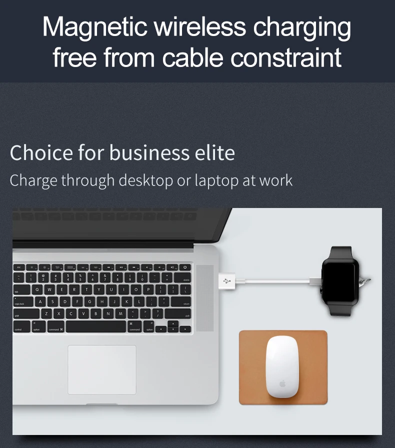 1 шт. портативное магнитное Беспроводное зарядное устройство для Apple Watch 1 2 3 4 серия зарядное устройство черз порт USB для IWatch 4 321 с зарядкой брелка