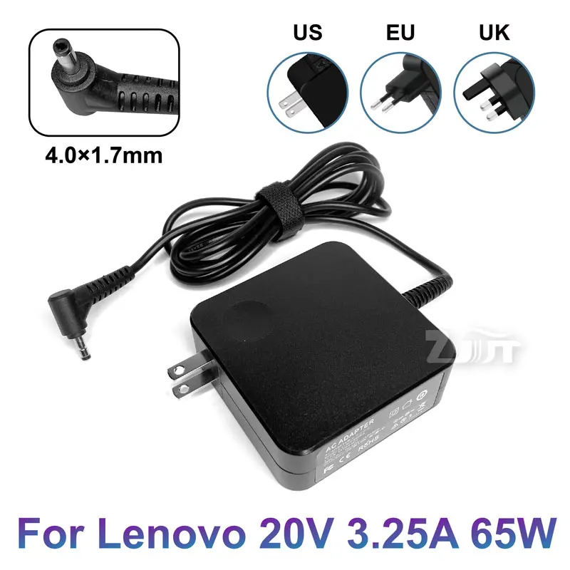 20V 3.25A 65 Вт 4 0*1 7 мм AC ноутбук зарядное устройство адаптер питания для Lenovo IdeaPad 510 310