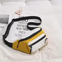 INS кошелек женский стиль мультфильм Харадзюку студенческий спортивный нагрудный пакет INS Модный Универсальный холст сумка на плечо