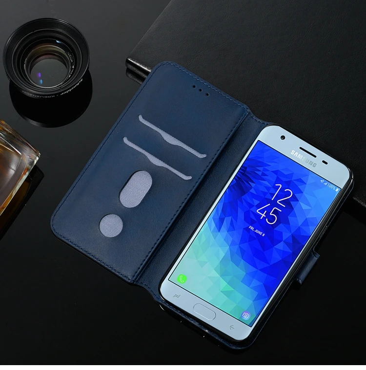 Кожаный чехол-книжка для samsung Galaxy J3 чехол-кошелек Чехол-книжка для samsung Galaxy J3 J 3 чехол s Fundas Etui