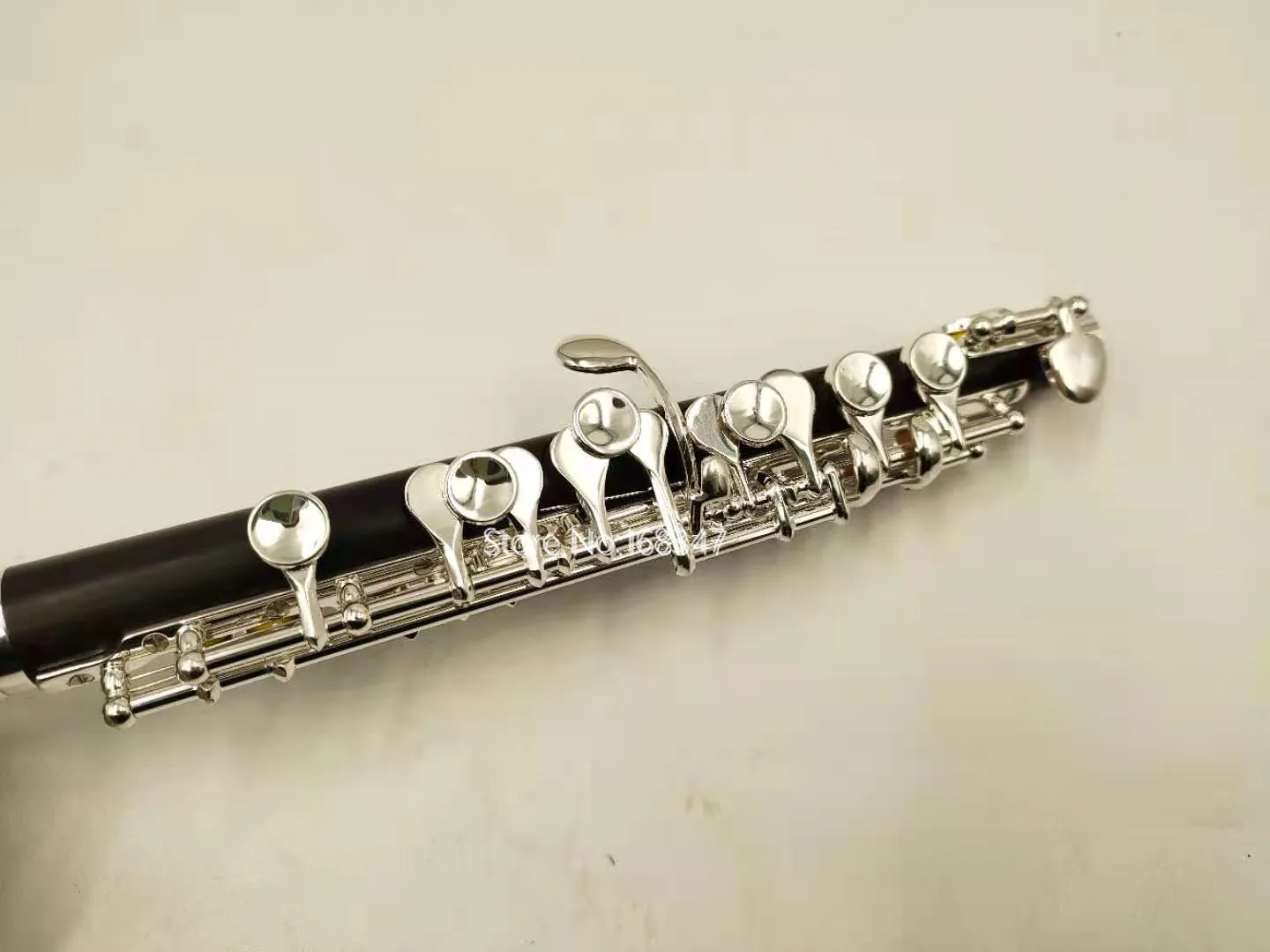 New Product PICCOLO 100% Ebony Wood C Key Sliver Plated Keys Professional Musical Instrument With Case