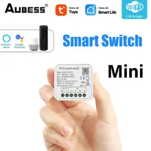 

Aubess Smart Home Wifi Wireless Remote Switch Breaker Domotica Controller Module Alexa Google Home Smartlife Tuya EWelink APP