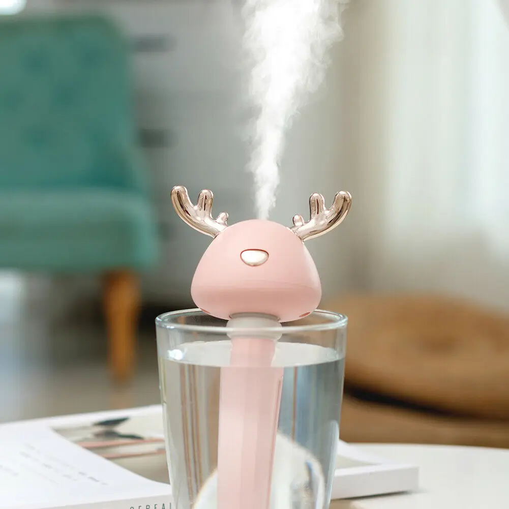 Мини-Распылитель USB-Mini-Luftbefeuchter& Aroma Diffuser mit Ultraschall-Vernebler